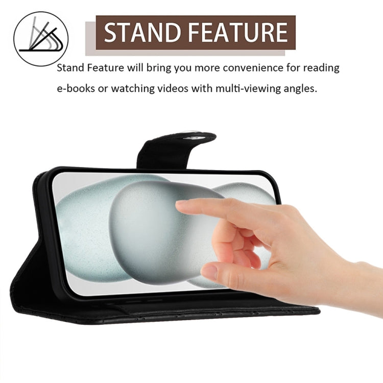 For Tecno Spark GO 2024 / Spark 20C Rhombic Texture Flip Leather Phone Case with Lanyard(Black) by buy2fix