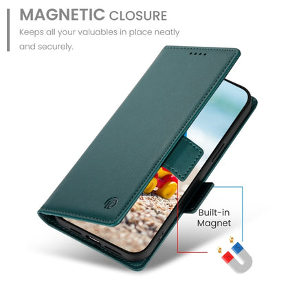 For Google Pixel 9 Pro Side Buckle Magnetic Frosted Leather Phone Case(Dark Green) by buy2fix