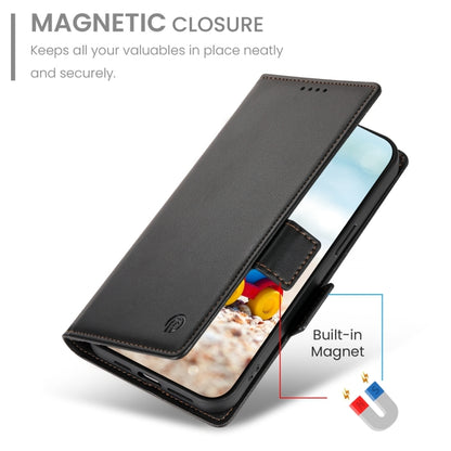 For Google Pixel 9 Side Buckle Magnetic Frosted Leather Phone Case(Black) by buy2fix