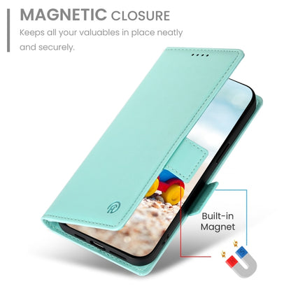 For Google Pixel 9 Side Buckle Magnetic Frosted Leather Phone Case(Mint Green) by buy2fix