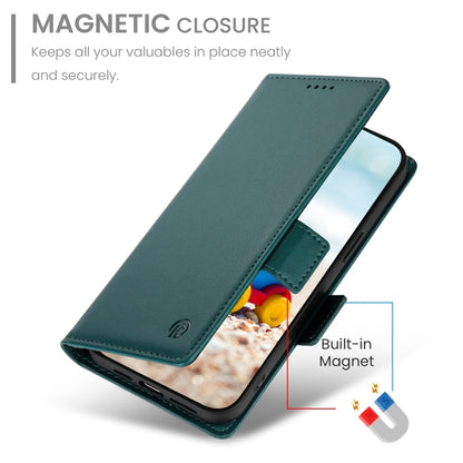 For Google Pixel 9 Side Buckle Magnetic Frosted Leather Phone Case(Dark Green) by buy2fix