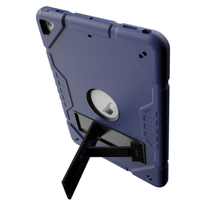 For iPad 9.7 2018 / Air / Air 2 Armor Holder Silicone Hybrid PC Tablet Case(Navy Blue Black) - iPad 9.7 (2018) & (2017) Cases by buy2fix | Online Shopping UK | buy2fix