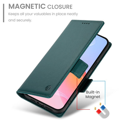 For iPhone 16 Pro Side Buckle Magnetic Frosted Leather Phone Case(Dark Green) by buy2fix