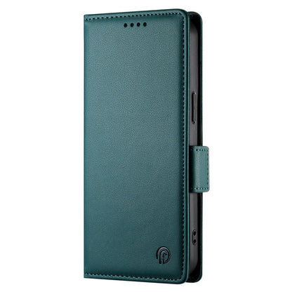For iPhone Air Side Buckle Magnetic Frosted Leather Phone Case(Dark Green) - iPhone Air Cases by buy2fix | Online Shopping UK | buy2fix