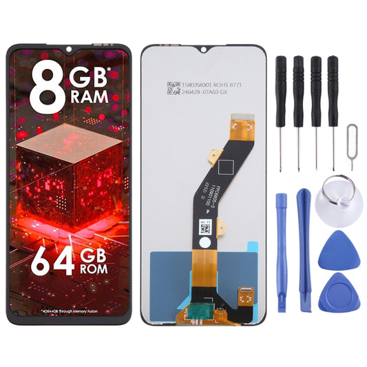 For itel A60s OEM LCD Screen with Digitizer Full Assembly -  by buy2fix | Online Shopping UK | buy2fix