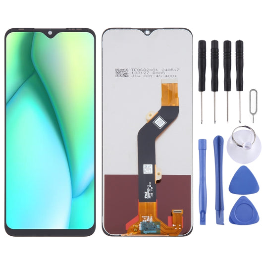 For itel P38 Pro OEM LCD Screen with Digitizer Full Assembly -  by buy2fix | Online Shopping UK | buy2fix