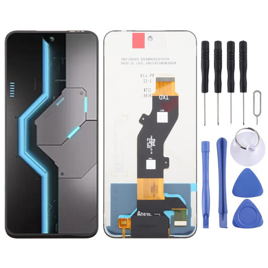 For itel P65 OEM LCD Screen with Digitizer Full Assembly -  by buy2fix | Online Shopping UK | buy2fix
