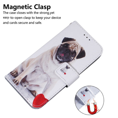 For Xiaomi Redmi K70 Pro / K70 Coloured Drawing Flip Leather Phone Case(Pug) by buy2fix