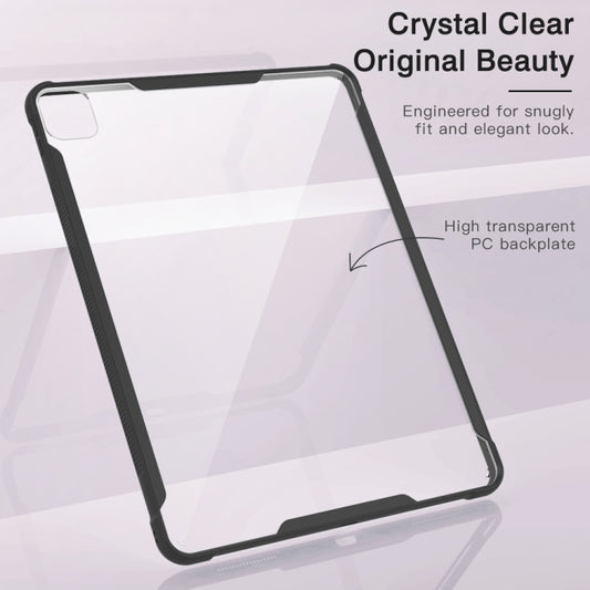 For iPad Pro 11 2022 PC+TPU Transparent Shockproof Tablet Case(Blue) - iPad Pro 11 (2022/2021) Cases by buy2fix | Online Shopping UK | buy2fix