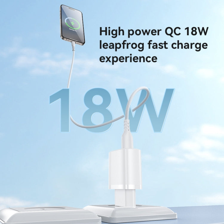 Yesido YC66 PD 18W USB Fast Charger, Specification:EU Plug(White) - USB Charger by Yesido | Online Shopping UK | buy2fix