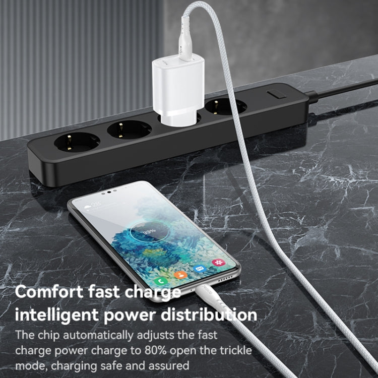 Yesido YC66 PD 18W USB Fast Charger, Specification:EU Plug(White) - USB Charger by Yesido | Online Shopping UK | buy2fix
