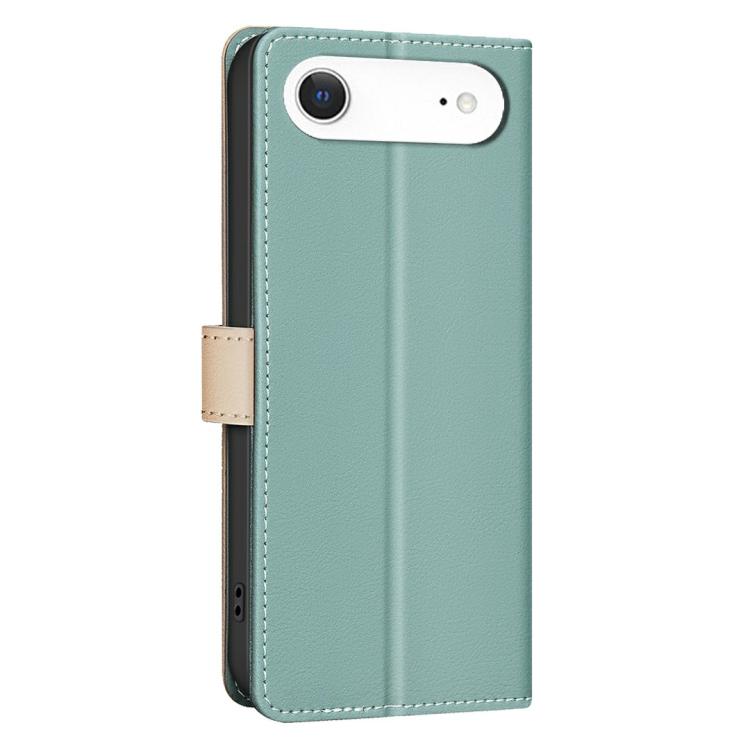 For iPhone Air Color Matching RFID Anti-theft Leather Phone Case(Green) - iPhone Air Cases by buy2fix | Online Shopping UK | buy2fix