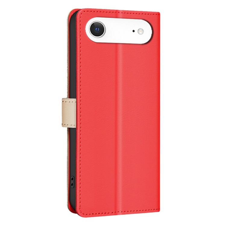 For iPhone Air Color Matching RFID Anti-theft Leather Phone Case(Red) - iPhone Air Cases by buy2fix | Online Shopping UK | buy2fix
