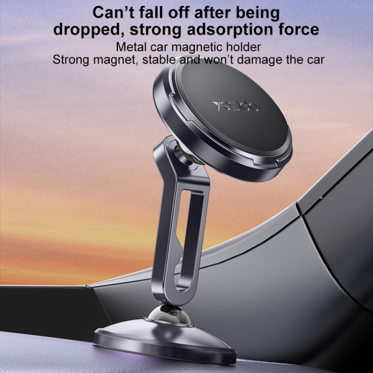 Yesido C210 Double Ball Magnetic Car Holder(Black) - Universal Car Holders by Yesido | Online Shopping UK | buy2fix
