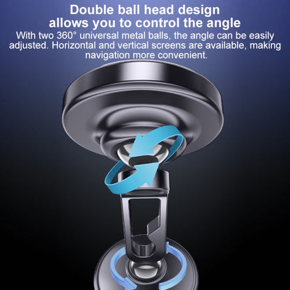 Yesido C210 Double Ball Magnetic Car Holder(Black) - Universal Car Holders by Yesido | Online Shopping UK | buy2fix