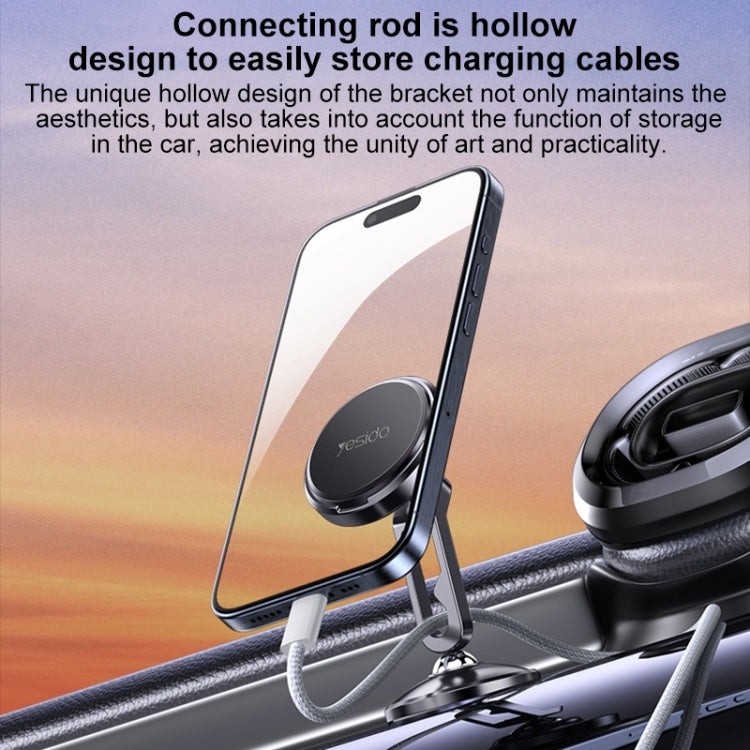 Yesido C210 Double Ball Magnetic Car Holder(Black) - Universal Car Holders by Yesido | Online Shopping UK | buy2fix