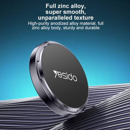 Yesido C211 Round Magnetic Car Holder(Black) - Universal Car Holders by Yesido | Online Shopping UK | buy2fix