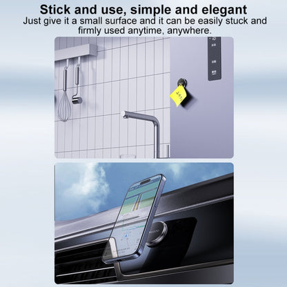 Yesido C211 Round Magnetic Car Holder(Black) - Universal Car Holders by Yesido | Online Shopping UK | buy2fix