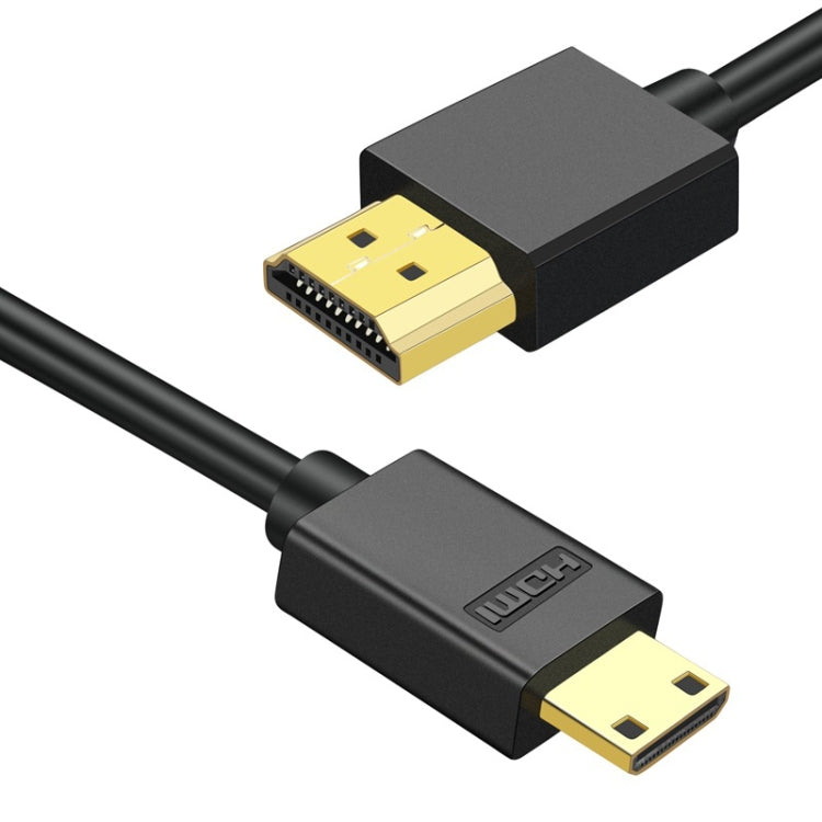HDMI to Mini HDMI 4K UHD 18Gbps Video Connection Cable, Length:0.3m(Black) by buy2fix