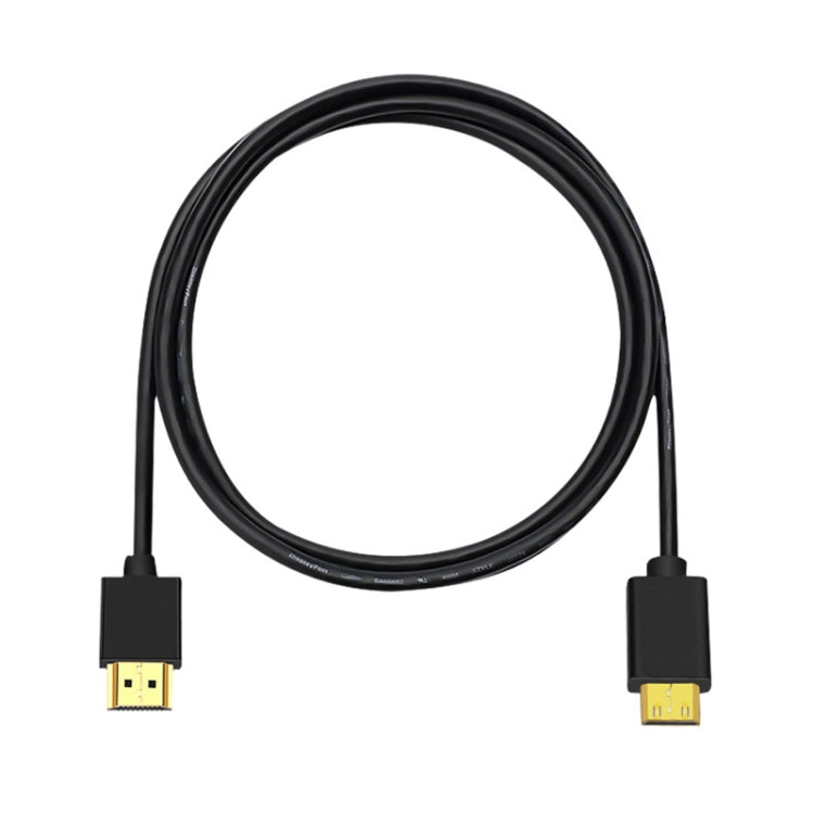 HDMI to Mini HDMI 4K UHD 18Gbps Video Connection Cable, Length:0.5m(Black) by buy2fix