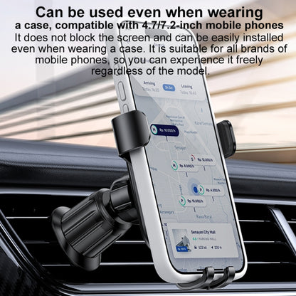 Yesido C247 Air Vent Gravity Car Holder(Black) - Universal Car Holders by Yesido | Online Shopping UK | buy2fix