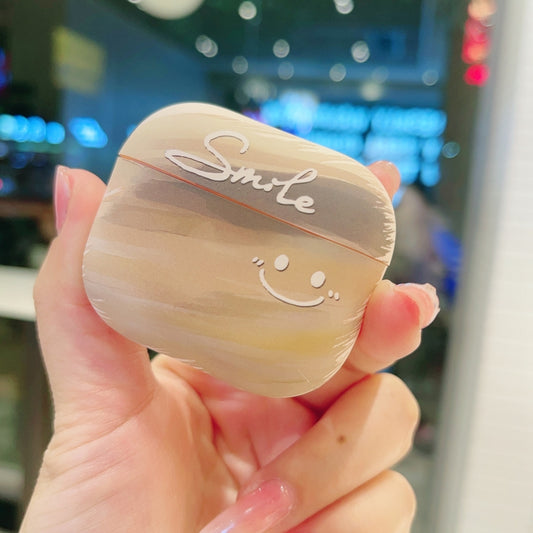 For AirPods 3 Smile Clouds Earbuds Box Frosted TPU Case(Green) - For AirPods 3 by buy2fix | Online Shopping UK | buy2fix