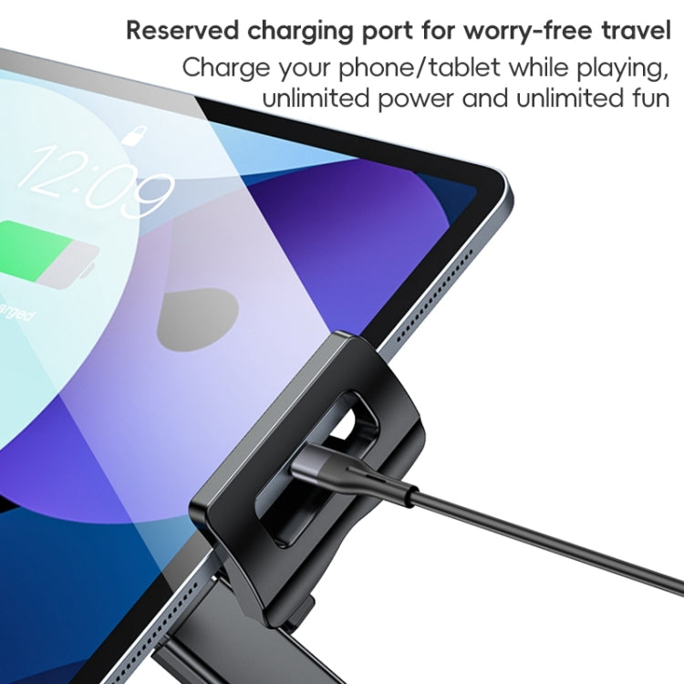 Yesido C294 Telescopic Car Backrest Folding Holder(Black) - Universal Car Holders by Yesido | Online Shopping UK | buy2fix