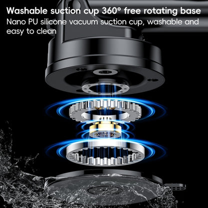 Yesido C307 15W Suction Cup Car Wireless Charging Holder(Black) - Wireless Charger Holders by Yesido | Online Shopping UK | buy2fix
