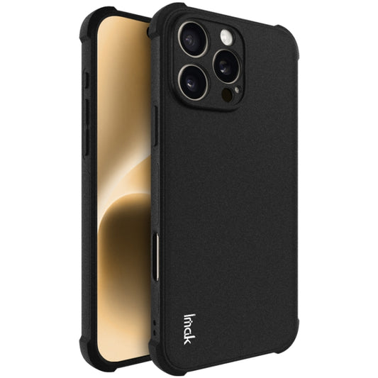 For iPhone 16 Pro Max imak Shockproof Airbag TPU Phone Case(Matte Black) by imak