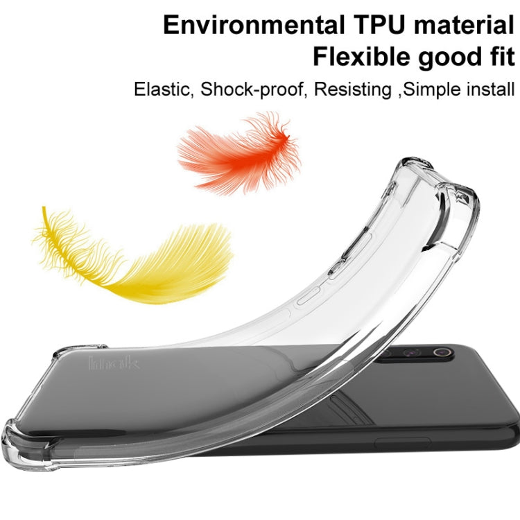 For iPhone 16e imak Shockproof Airbag TPU Phone Case(Transparent Black) - iPhone 16e Cases by imak | Online Shopping UK | buy2fix