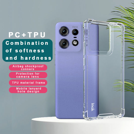 For Motorola Edge 50 Pro IMAK Space Shield PC + TPU Airbag Shockproof Phone Case(Transparent) by imak