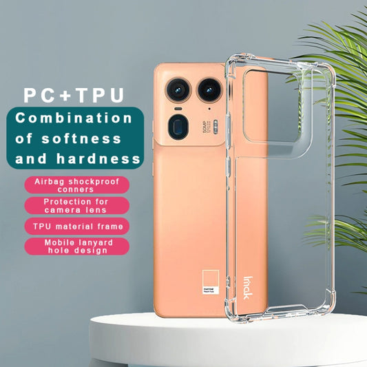 For Motorola Edge 50 Ultra IMAK Space Shield PC + TPU Airbag Shockproof Phone Case(Transparent) by imak