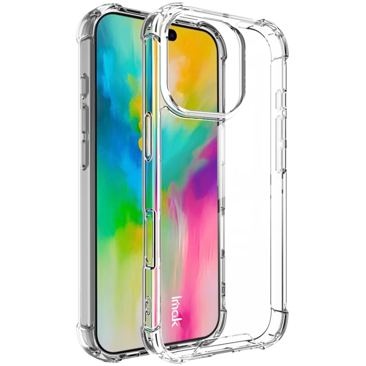 For iPhone 16 Pro IMAK Space Shield PC + TPU Airbag Shockproof Phone Case(Transparent) by imak