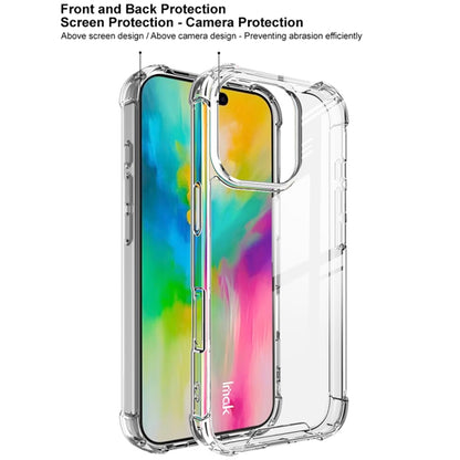 For iPhone 16 Pro IMAK Space Shield PC + TPU Airbag Shockproof Phone Case(Transparent) by imak