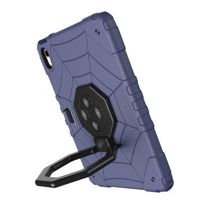 For iPad 2025 / 2022 Spider Turntable Handle Stress Relief Tablet Case(Navy Blue Black) - iPad 2025 / 2022 Cases by buy2fix | Online Shopping UK | buy2fix