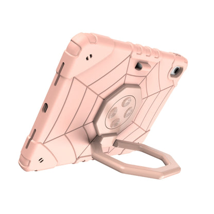 For iPad 2025 / 2022 Spider Turntable Handle Stress Relief Tablet Case(Rose Gold) - iPad 2025 / 2022 Cases by buy2fix | Online Shopping UK | buy2fix