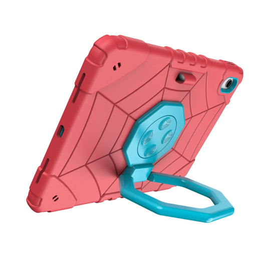 For iPad Air 2022 / 2020 10.9 Spider Turntable Handle Stress Relief Tablet Case(Red Blue) - iPad Air (2022) / (2020) 10.9 Cases by buy2fix | Online Shopping UK | buy2fix