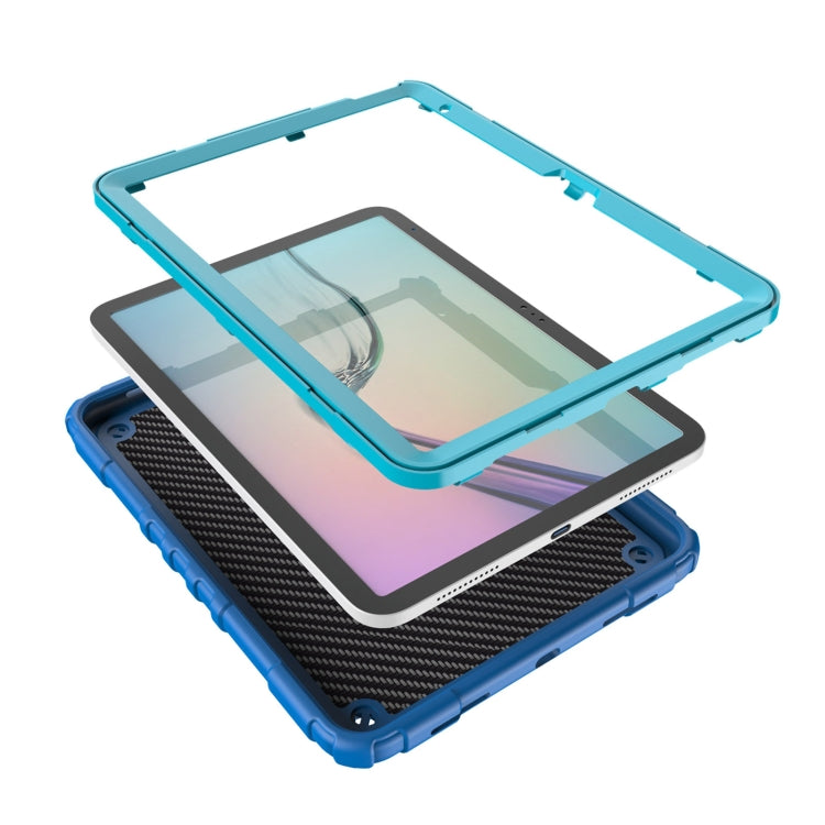 For iPad Air 2022 / 2020 10.9 Spider Turntable Handle Stress Relief Tablet Case(Blue) - iPad Air (2022) / (2020) 10.9 Cases by buy2fix | Online Shopping UK | buy2fix