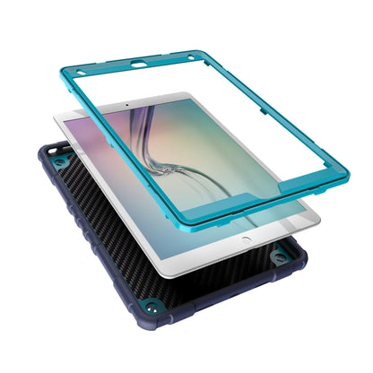 For iPad 10.2 2021 / 2020 / 2019 Spider Turntable Handle Stress Relief Tablet Case(Navy Blue Blue) - iPad 10.2 Cases by buy2fix | Online Shopping UK | buy2fix