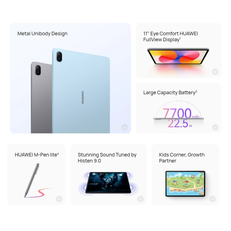 HUAWEI MatePad SE 11 2024 WiFi Tablet PC, 8GB+256GB, 11 inch HarmonyOS 4.2 Qualcomm Snapdragon 685 Octa Core, Not Support Google Play(Nebula Grey) - Huawei by Huawei | Online Shopping UK | buy2fix