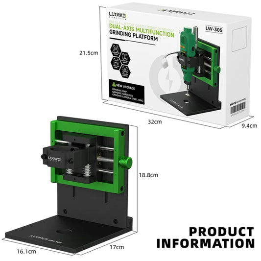 Luowei LW-305 Dual Axis Multifunctional Screen IC and Camera Outer Iron Ring Grinding Platform - Polishing Repair by LUOWEI | Online Shopping UK | buy2fix