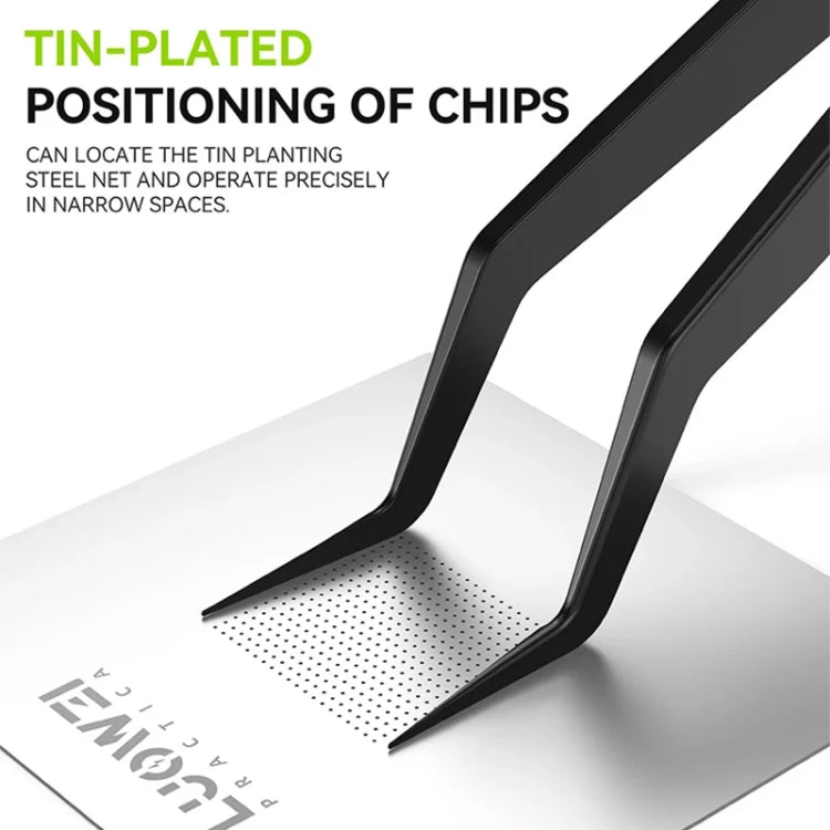 Luowei IS-20 High Precision Flying Line Tin Planting Tweezers - Tweezers by LUOWEI | Online Shopping UK | buy2fix
