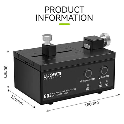 Luowei LW-E02 Phone Airtightness Electric Tester Supports Positive / Negative Pressure Test, US Plug - Test Tools by LUOWEI | Online Shopping UK | buy2fix