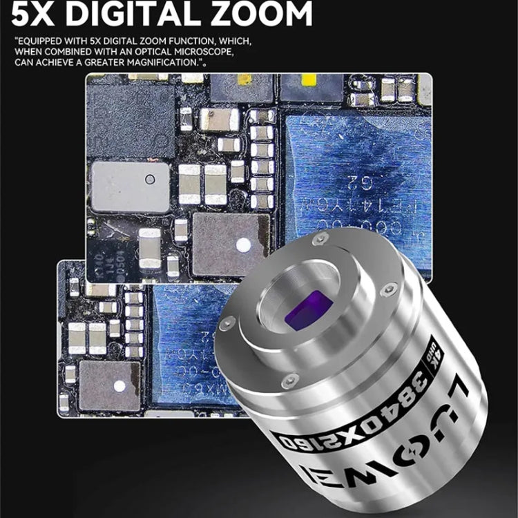 Luowei LW-GK40 UHD 4K Microscope Camera with 5X Digital Zoom / Custom Storage - Microscope Magnifier Series by LUOWEI | Online Shopping UK | buy2fix