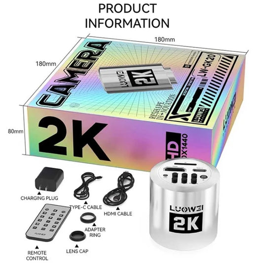 Luowei LW-GK20 UHD 1080P / 2K Microscope Camera with 5X Digital Zoom & Custom Storage - Microscope Magnifier Series by LUOWEI | Online Shopping UK | buy2fix