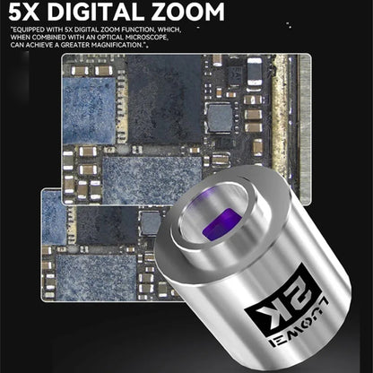 Luowei LW-GK20 UHD 1080P / 2K Microscope Camera with 5X Digital Zoom & Custom Storage - Microscope Magnifier Series by LUOWEI | Online Shopping UK | buy2fix