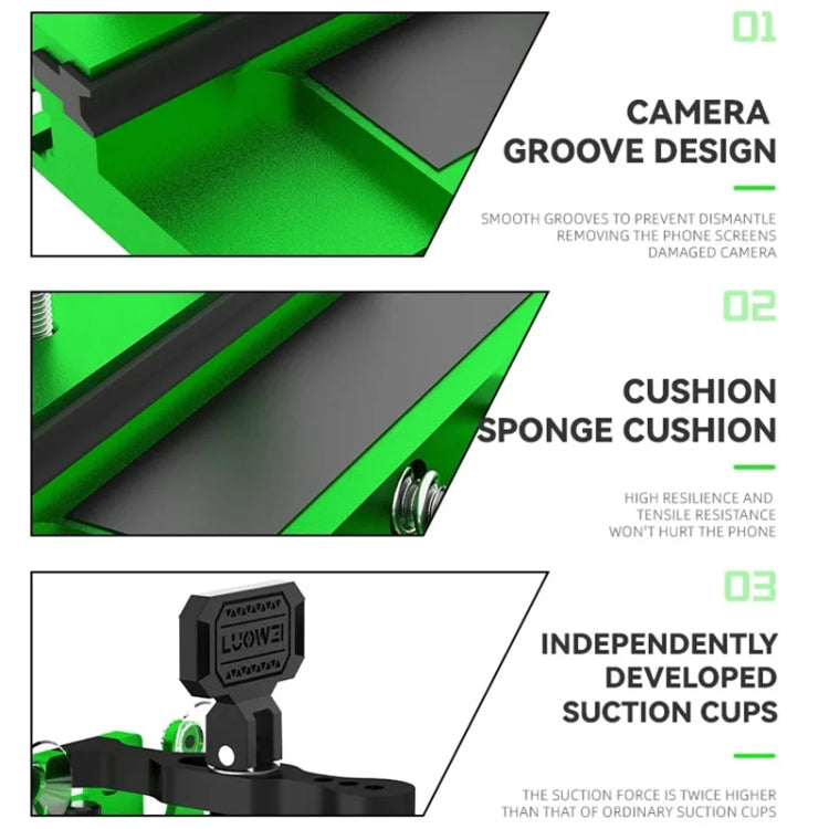 Luowei LW-301 Pro 4 in 1 Phone Screen Separation Fixture with Side Hanging Suction Cup - Repair Fixture by LUOWEI | Online Shopping UK | buy2fix