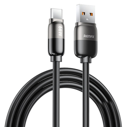 REMAX RC-C038 Capsule 1.2m 66W USB to Type-C PVC Fast Charging Cable(Black) - USB-C & Type-C Cable by REMAX | Online Shopping UK | buy2fix
