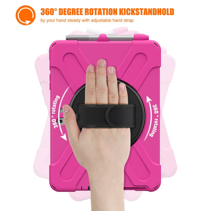 For Microsoft Surface Go 4 / 3 / 2 / 1 Shockproof Colorful Silicone + PC Protective Case with Holder & Shoulder Strap & Hand Strap & Pen Slot(Pink) - Others by buy2fix | Online Shopping UK | buy2fix