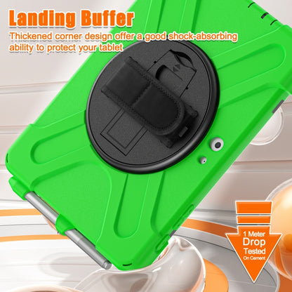 For Microsoft Surface Go 4 / 3 / 2 / 1 Shockproof Colorful Silicone + PC Protective Case with Holder & Shoulder Strap & Hand Strap & Pen Slot(Green) - Others by buy2fix | Online Shopping UK | buy2fix